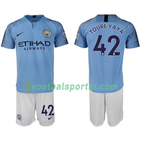 Manchester City TOURE YAYA 42 Kind Thuis Tenue 2018-19 Manchester City TOURE YAYA 42 Kind Thuis Tenue 2018-19